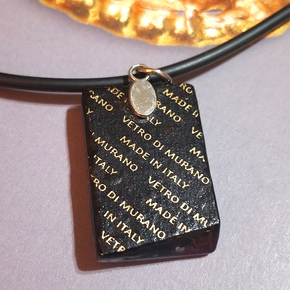 VTG Vetro De Murano Glass Made In Italy Necklace - Picture 2 of 5